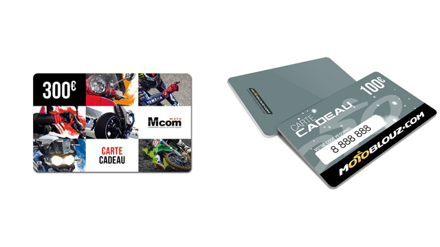 Carte cadeau moto